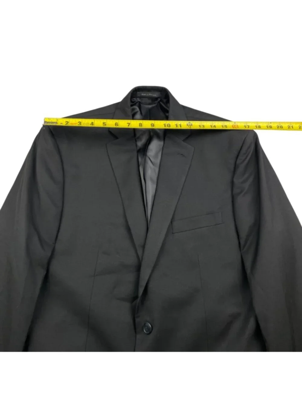 Van Heusen Men's Performance 2-Button Blazer Black • 42R